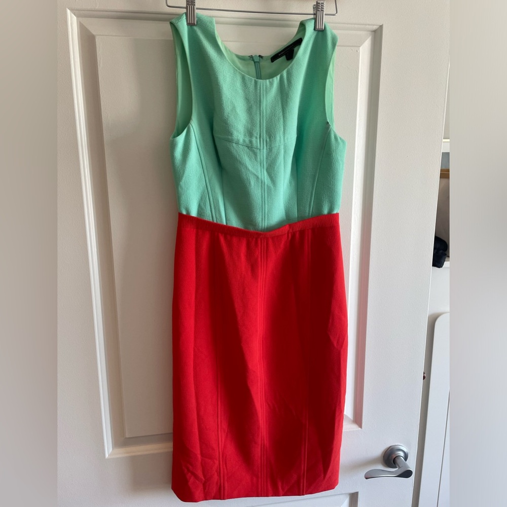 BCBG Maxazria color-block dress size 4